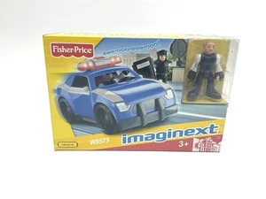 Fisher Price Imaginext Polizeiauto Spielset Neu Old Stock #D - Bild 1 von 3