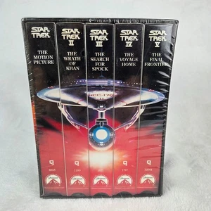 Star Trek The Movies 25th Anniversary Collector’s VHS Set Sealed Paramount - Picture 1 of 6