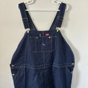 Dickies Latzhose Erwachsene 60x30 blau Latzhose Denim Arbeitskleidung Zimmermann Herren - Bild 1 von 5