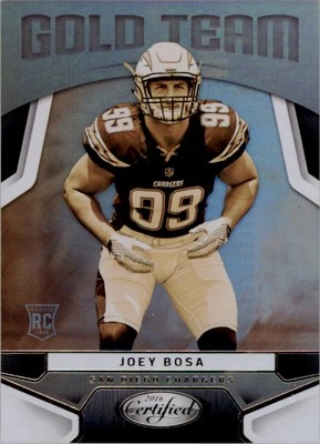 2016 Certified Gold Team #11 Joey Bosa - FB - Image 1 of 2