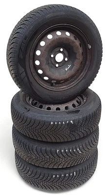 Fiat Punto 199 4x Stahlfelgen 6Jx15H2 Ganzjahresreifen Falken 185/65 R15 88H - Bild 1 von 4