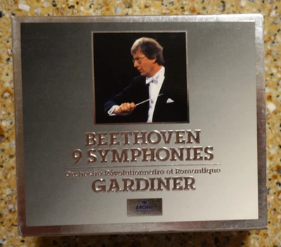 Beethoven 9 Symphonies Gardiner 5 CD ARCHIV 6 CD Box Set 439 900-2 Romantic VG - Image 1 of 4