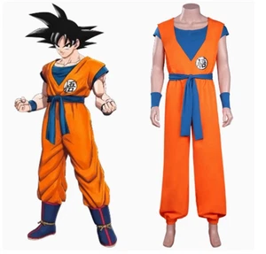 Anime Super Saiyajin Son Goku Disfraz Disfraz Adulto/Niños Trajes Unisex Conjunto Completo - Imagen 1 de 11