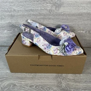 Joe Browns Tacones Para Mujer Multicolor Reino Unido Talla 4 Floral Flor Zapatos con Cordones - Imagen 1 de 7
