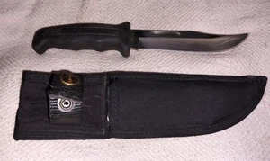 Vintage Buck Knife Model 619 "Woodsmate" w/rubber handle and American Sheath NEW - Picture 1 of 8