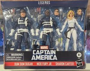 Marvel Legends Captain America Agents of Shield 3 Pack - Nick Fury Carter Dugan - Picture 1 of 1