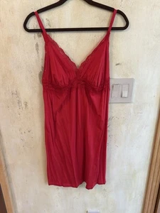 COSABELLA “LOVE BABYDOLL”CHEMISE SLEEPWEAR SIZE XXL RED SALSA COTTON MODAL ITALY - Picture 1 of 13