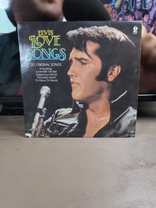 Elvis Presley-Love Songs -1981 K-Tel Records NU9900-Vinyl Record LP - Picture 1 of 8