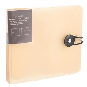 CD -Broschüre Reisen BINDER -Organisator Für Discs CD-Hüllenhalter-Organizer - Afbeelding 1 van 12
