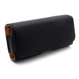 FOR IPHONE 5 / 5S CASE BELT CLIP LEATHER HOLSTER COVER LOOPS POUCH CARRY