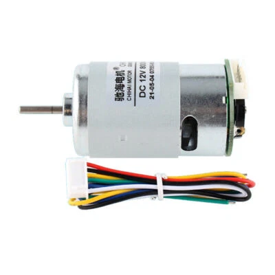 RS555SH Permanent Magnet DC Motor 6V 12V 24V High Torque Reversible With Encoder - Bild 1 von 4