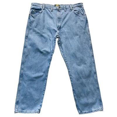 Cabelas Mens Jeans size Waist 44 x30”inseam Medium Wash Straight Leg 100% Cotton - Image 1 of 4