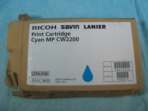 Genuine Ricoh 841721 - MP CW2200 Cyan Ink Cartridge / - OPEN BOX - FREE SHIPPING - Picture 1 of 1