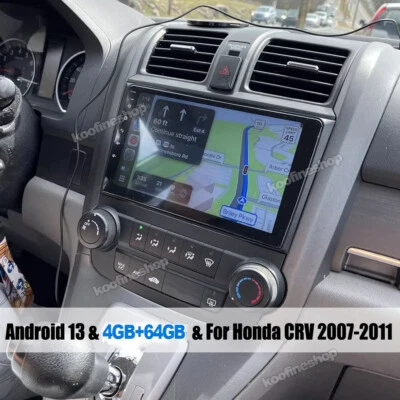 64GB Car Radio Stereo For Honda CRV 2007-2011 Android 13.0 WIFI CarPlay GPS Navi - Image 1 of 4