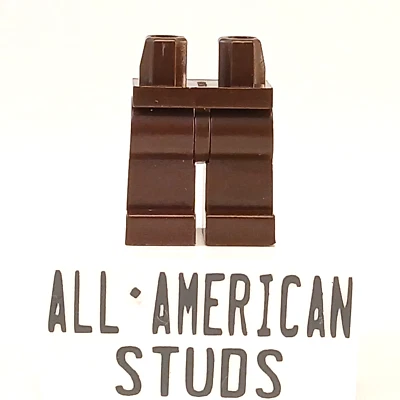 LEGO Minifigura Marrón Oscuro Caderas y Piernas Pantalones Lisos Piezas Foto 1 de 4