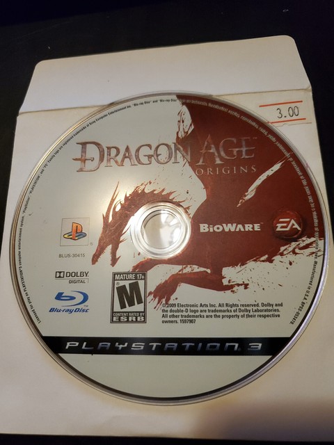 Dragon Age: Origins - Collector's Edition (PlayStation 3 PS3) Steel Case  Map + 14633168853