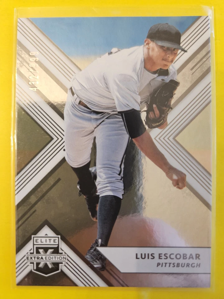 2018 Elite Extra Edition #123 Luis Escobar 432/999 - Pittsburgh Pirates - Image 1 of 1