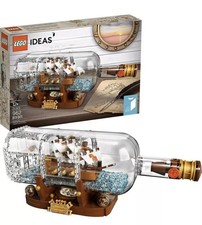 lego ship in a bottle set