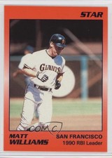 1990 Star Matt Williams Matt Williams 1990 RBI Leader #8