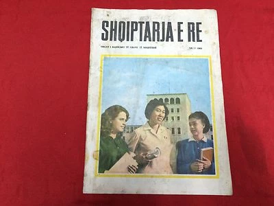 ALBANIA MAGAZINE SHQIPTARJA E RE 1969 COMMUNIST ERA NEW ALBANIA SOCIALISM #009 - Image 1 of 4