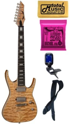 Edredón de 7 cuerdas Dean Exile Select, satinado natural, paquete Foto 1 de 4