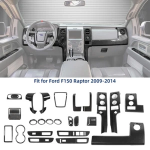 24PCS Interior Dashboard Decor Cover Trim Kit for Ford F150 2009-14 Carbon Fiber - Picture 1 of 12