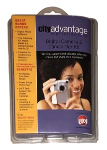 City Advantage Digitalkamera & Camcorder Zubehör Kit Reinigungssoftware NEU - Bild 1 von 2