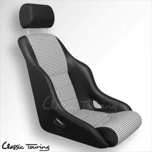 1984-94 Porsche 911 Rally GT Sport Seat. Leatherette/Houndstooth - Picture 1 of 9