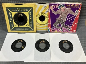 Elvis 45s Lot Of 6 Jailhouse Rock, King Creole, Are You Lonesome, Shook UP - VG - Picture 1 of 12