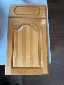 KITCHEN DOOR SOLID GOLDEN OAK 400 x 560 + 400 X 160 DRAWER STOCK DX800 - Picture 1 of 4