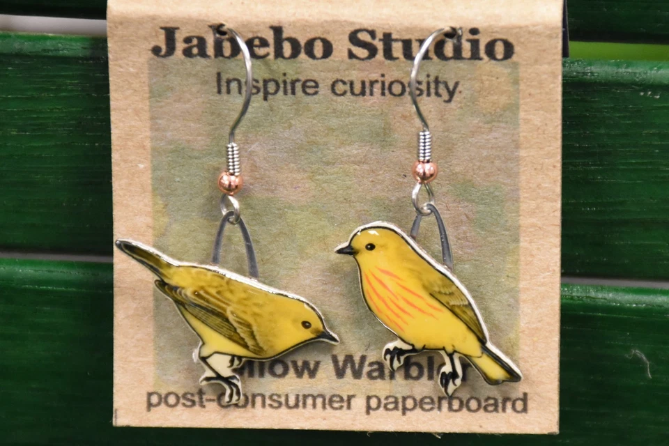 Pendientes Jabebo curruca amarilla  Foto 1 de 1