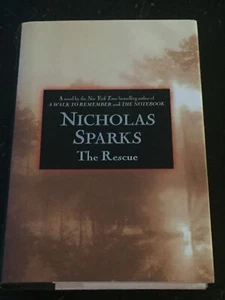 THE RESCUE by Nicholas Sparks (Hardcover, 2000) SIGNED FIRST EDITION - Picture 1 of 3