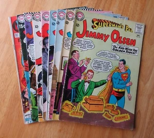 Big Lot of *9* 1960s JIMMY OLSEN! ≈ #73-133 (FN) - Picture 1 of 7