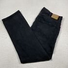 Polo Ralph Lauren Jeans Mens 42 Big 42Bx34 Hudson Black Denim