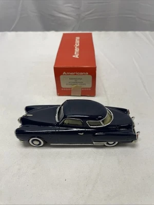Mikansue Americana 12 1/43 Studebaker Starlight Blue Metal Model, New! - Image 1 of 4