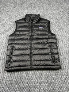 Patagonia Vest Boys Medium Puffer Down Full Zip Packable Lightweight Outdoors - Picture 1 of 7