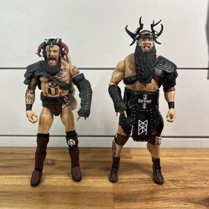 Mattel WWE Viking Raiders Erik & Ivar Elite Series 80 War Raiders Ships Fast! - Picture 1 of 4