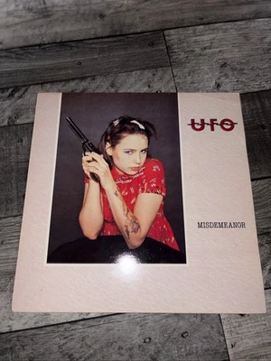 UFO - Misdemeanor - 12” Vinyl Record LP - 1985 Chrysalis UK 1st Press Hard Rock - Image 1 of 4