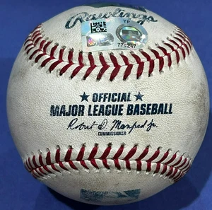 GORE "STRIKEOUT" 12 LANCI PIRATI NATS GIOCO USATO BASEBALL 1 APRILE 2024 MLB - Foto 1 di 10
