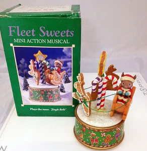 CARIILLON FLEET SWEETS RENTIER MAUS MUSIK JINGLE BELLS WEIHNACHTEN CHRISTMAS VINTAGE - Bild 1 von 1