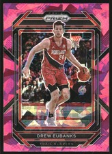 2022-23 Panini Prizm Prizms Pink Ice #49 Drew Eubanks