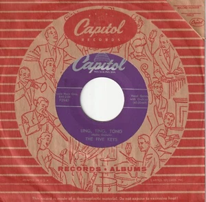 THE FIVE KEYS (bundle of 3 45's & 1 PS ) (The 45's = VG++ to NM)(The PS is MINT) - Bild 1 von 3