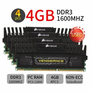 16GB Kit 8GB Kit Corsair Vengeance CMZ8GX3M2A1600C9 DDR3 CL9 1600MHz Memory LOT - Picture 1 of 11