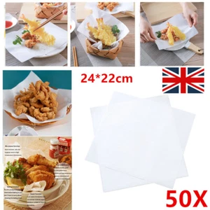 50Pcs Kitchen Food Cooking Soup Oil Absorption Paper Food Grade Oil Filter` - Picture 1 of 17