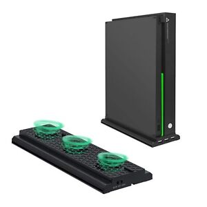 Mcbazel Vertical Cooling Stand for Xbox One X, Cooling Fan Stand with 3 USB P...