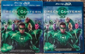 Green Lantern 3D Blu-ray DVD Digital Copy 2011 3-Disc Set w Lenticular Slipcover - Picture 1 of 1