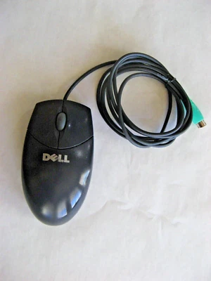 Dell/ Wired Ball Mouse PS/2 0W1668 Logitech M-S69 Retro Vintage Cleaned Tested - Image 1 of 3