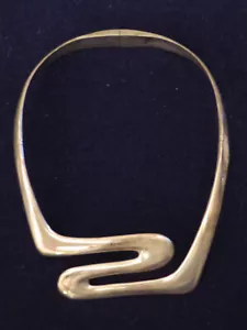 Collar Grueso Plata Esterlina Modernista México TD-27 CDC 950 114g - Imagen 1 de 4