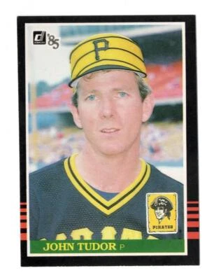 1985 Donruss John Tudor Pittsburgh Pirates #235 Excellent - Image 1 of 2