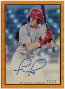 2019 Bowman Heritage Chrome Prospect Orange Refractor /20 Conner Capel Auto